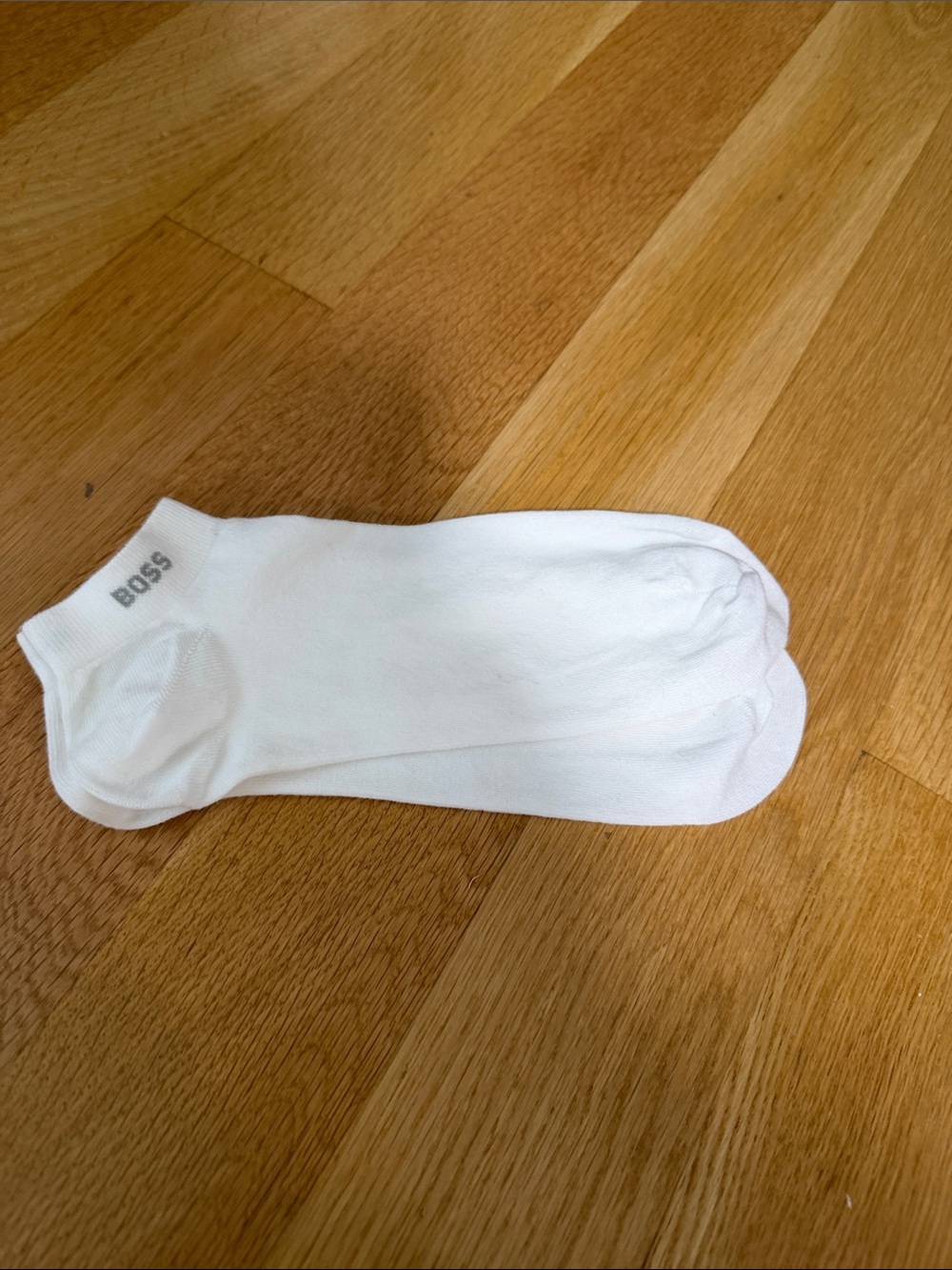BOSS Women White Low-Cut Socks
